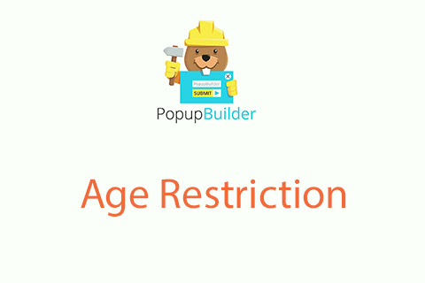 WordPress плагин Popup Builder Age Restriction