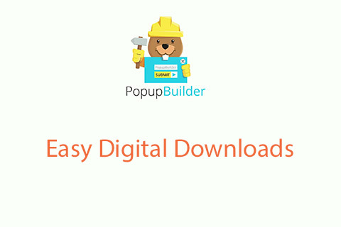 WordPress плагин Popup Builder Easy Digital Downloads