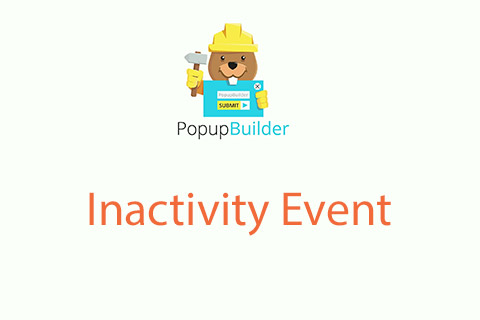 WordPress плагин Popup Builder Inactivity Event