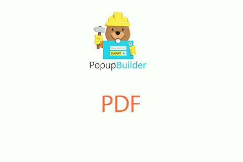 WordPress плагин Popup Builder PDF