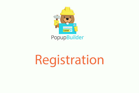 WordPress плагин Popup Builder Registration