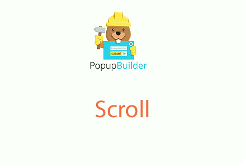 WordPress плагин Popup Builder Scroll