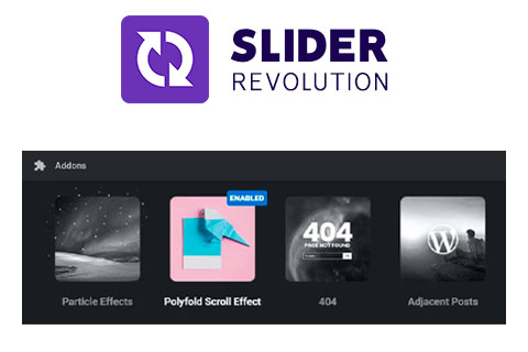 WordPress плагин Slider Revolution Polyfold Scroll Effect