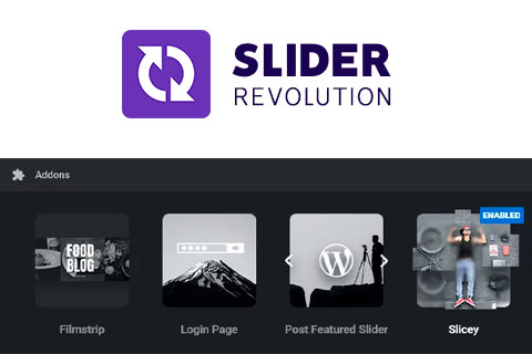 WordPress плагин Slider Revolution Slicey