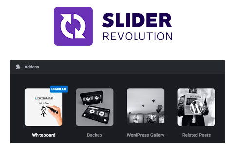 WordPress плагин Slider Revolution Whiteboard