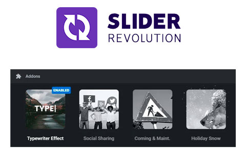 WordPress плагин Slider Revolution Typewriter Effect