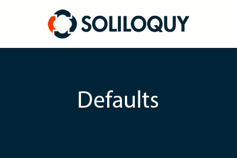 Soliloquy Defaults