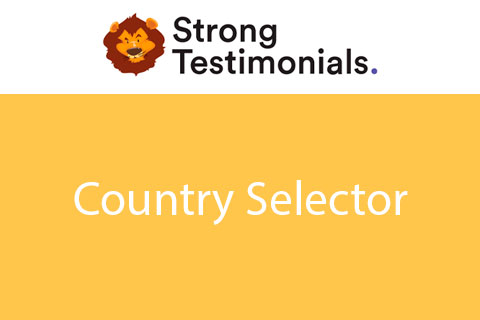 Strong Testimonials Country Selector