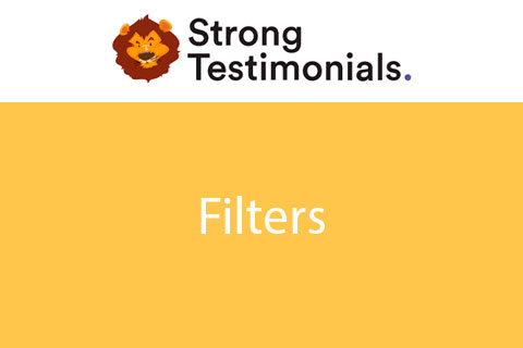 Strong Testimonials Filters