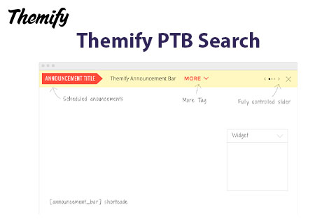 WordPress плагин Themify Announcement Bar