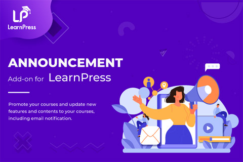 WordPress плагин LearnPress Announcements