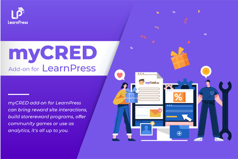 WordPress плагин LearnPress myCRED