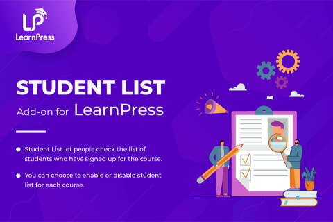 WordPress плагин LearnPress Students List