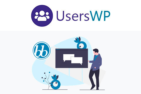 WordPress плагин UsersWP bbPress Custom User Profiles