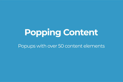 WordPress плагин CodeCanyon Popping Content