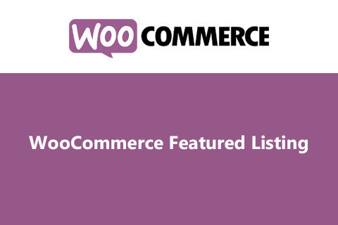 WooCommerce Featured Listing