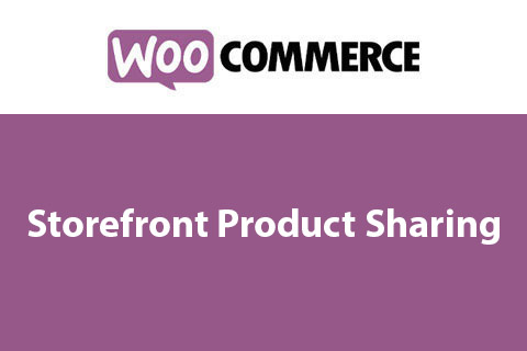 WooCommerce Storefront Product Sharing