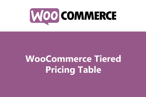 WooCommerce Tiered Pricing Table