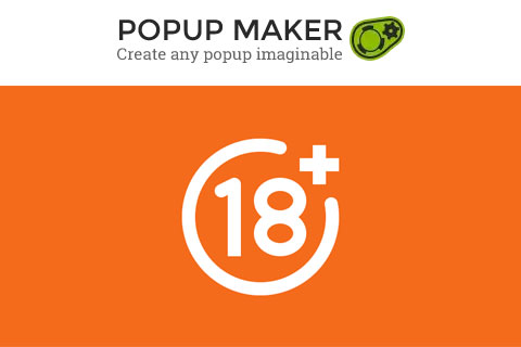 WordPress плагин Popup Maker Age Verification Modals