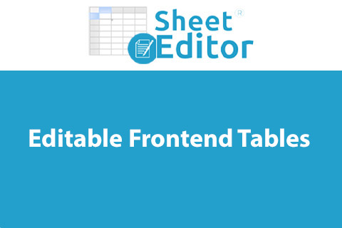 WordPress плагин WP Sheet Editor Editable Frontend Tables