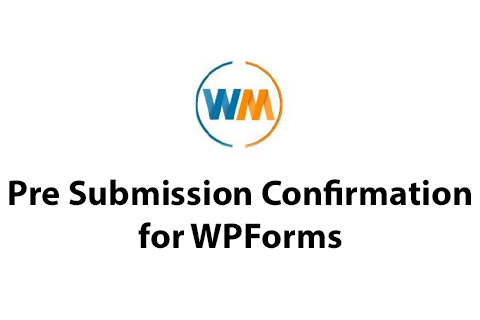 WPMonks Pre Submission Confirmation for WPForms