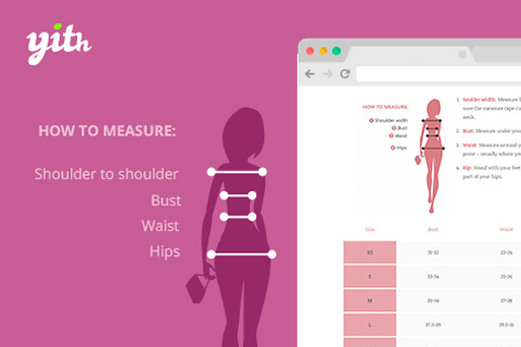 WordPress плагин YITH Product Size Charts