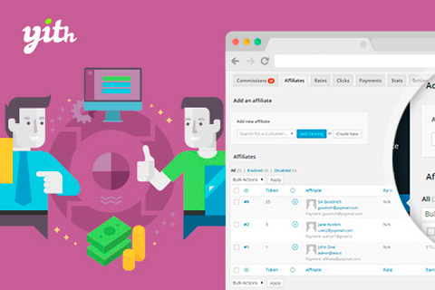 WordPress плагин YITH WooCommerce Affiliates