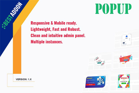 Joomla расширение BA PopUp