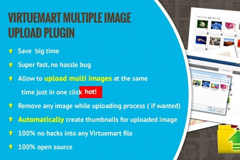 Joomla расширение VirtueMart Multiupload