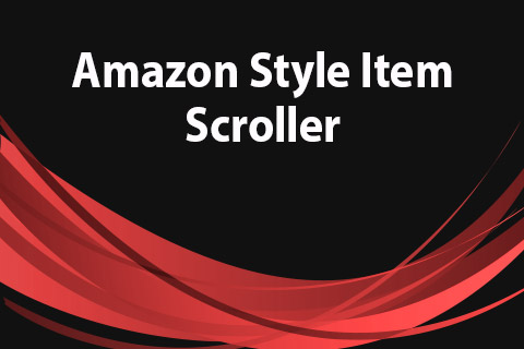 JoomClub Amazon Style Item Scroller