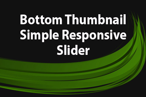 Joomla расширение JoomClub Bottom Thumbnail Simple Responsive Slider