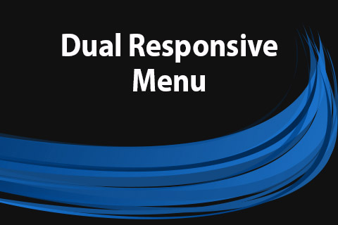 Joomla расширение JoomClub Dual Responsive Menu