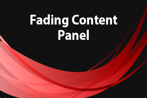 Joomla расширение JoomClub Fading Content Panel