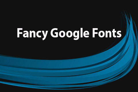 JoomClub Fancy Google Fonts