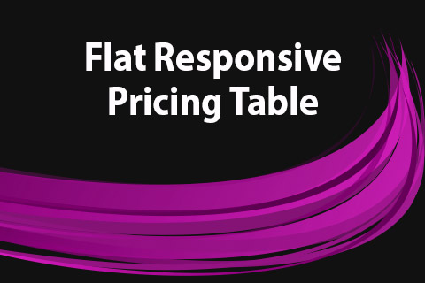 Joomla расширение JoomClub Flat Responsive Pricing Table