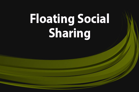 Joomla расширение JoomClub Floating Social Sharing