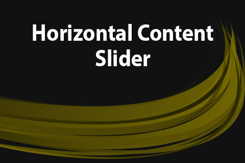 Joomla расширение JoomClub Horizontal Content Slider