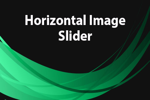 Joomla расширение JoomClub Horizontal Image Slider