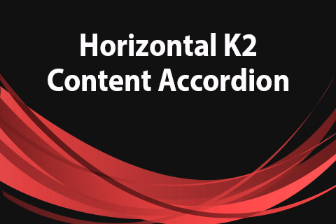 Joomla расширение JoomClub Horizontal K2 Content Accordion