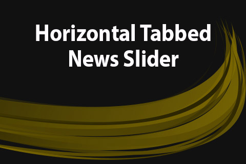 Joomla расширение JoomClub Horizontal Tabbed News Slider