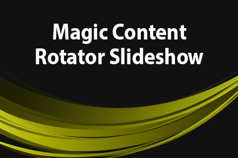 Joomla расширение JoomClub Magic Content Rotator Slideshow