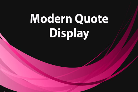 Joomla расширение JoomClub Modern Quote Display