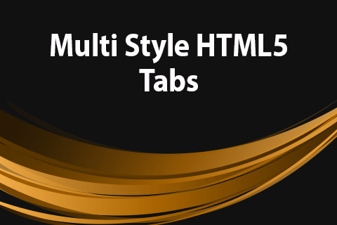 Joomla расширение JoomClub Multi Style HTML5 Tabs