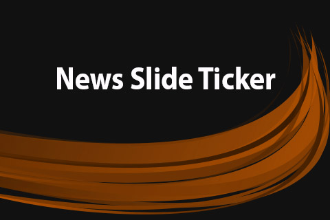 Joomla расширение JoomClub News Slide Ticker