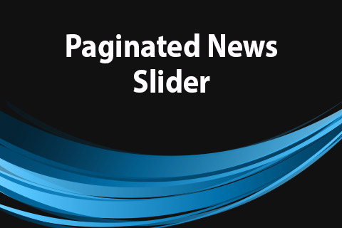 Joomla расширение JoomClub Paginated News Slider