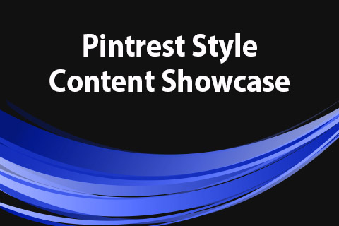 JoomClub Pintrest Style Content Showcase