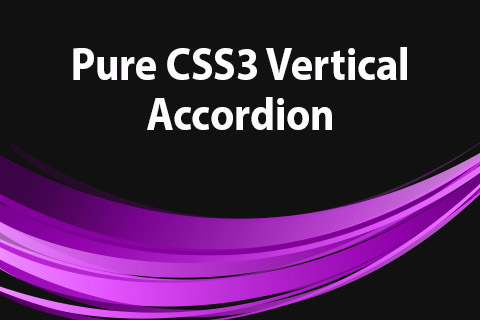 Joomla расширение JoomClub Pure CSS3 Vertical Accordion