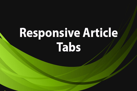 Joomla расширение JoomClub Responsive Article Tabs