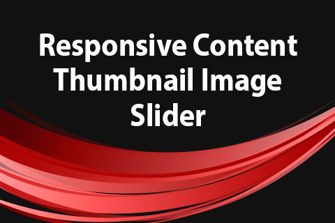 JoomClub Responsive Content Thumbnail Image Slider