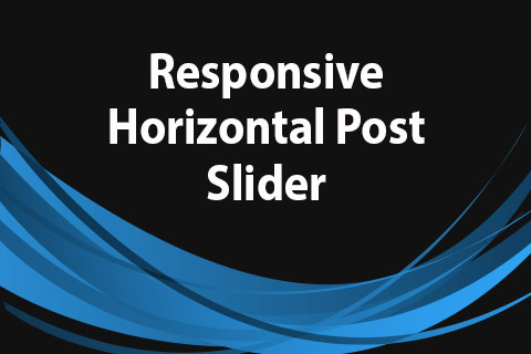 JoomClub Responsive Horizontal Post Slider